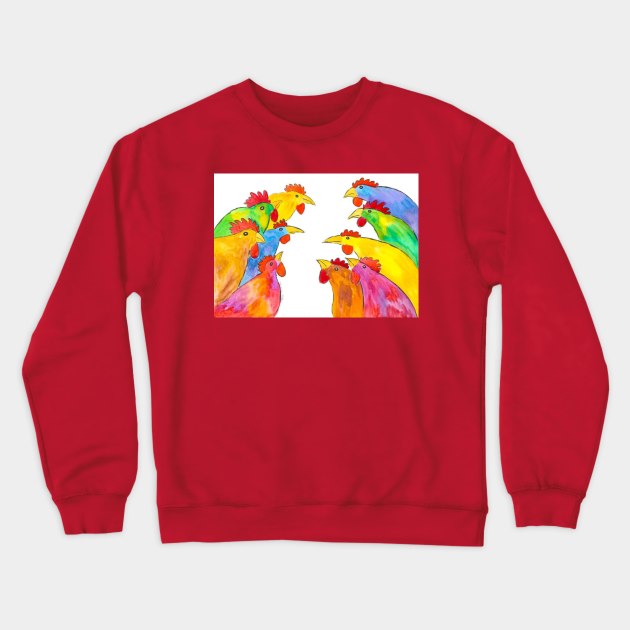 The Gossipers Crewneck Sweatshirt by Casimirasquirkyart